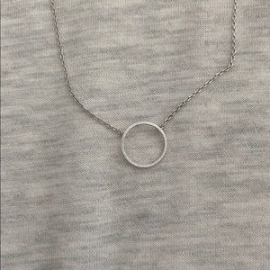 Silver Circle Necklace